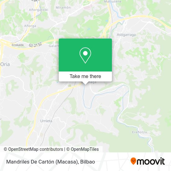 Mandriles De Cartón (Macasa) map