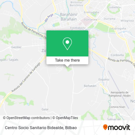 Centro Socio Sanitario Bidealde map