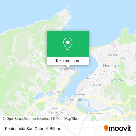 Residencia San Gabriel map
