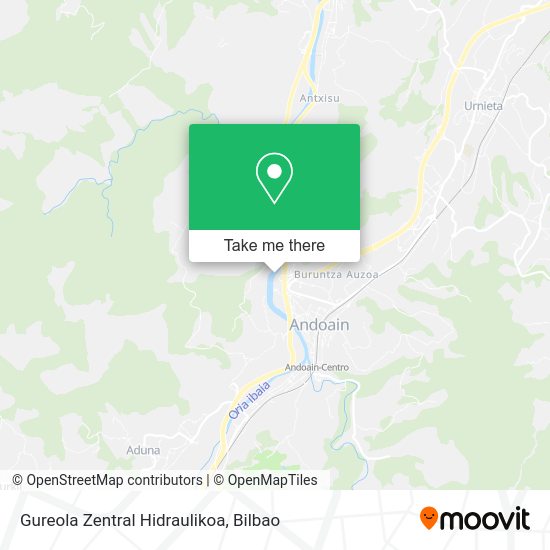 Gureola Zentral Hidraulikoa map