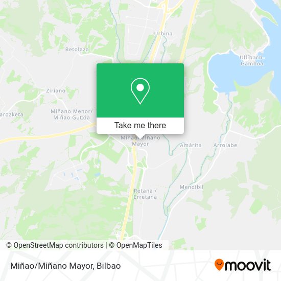 Miñao/Miñano Mayor map