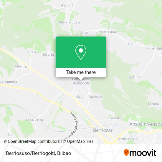 Berriosuso/Berriogoiti map