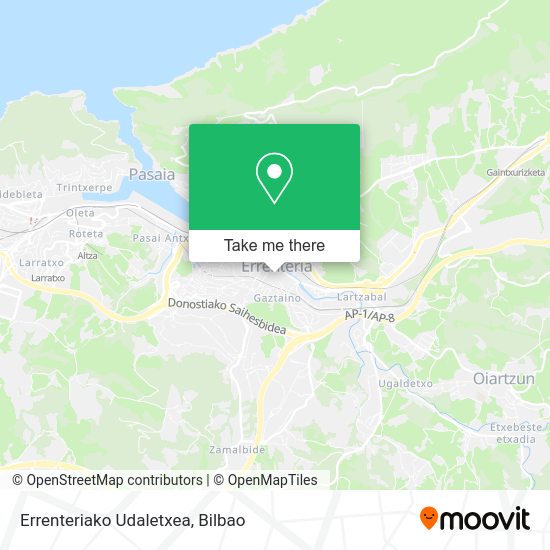 Errenteriako Udaletxea map