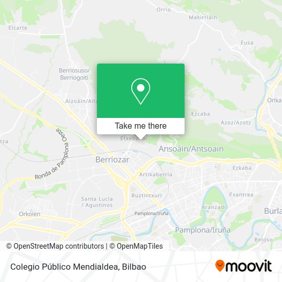 Colegio Público Mendialdea map