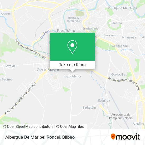 Albergue De Maribel Roncal map
