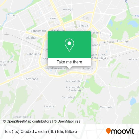 Ies (Its) Ciudad Jardin (Itb) Bhi map
