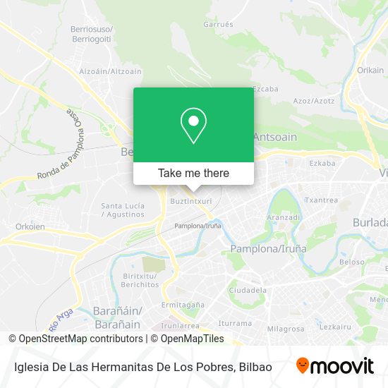 Iglesia De Las Hermanitas De Los Pobres map