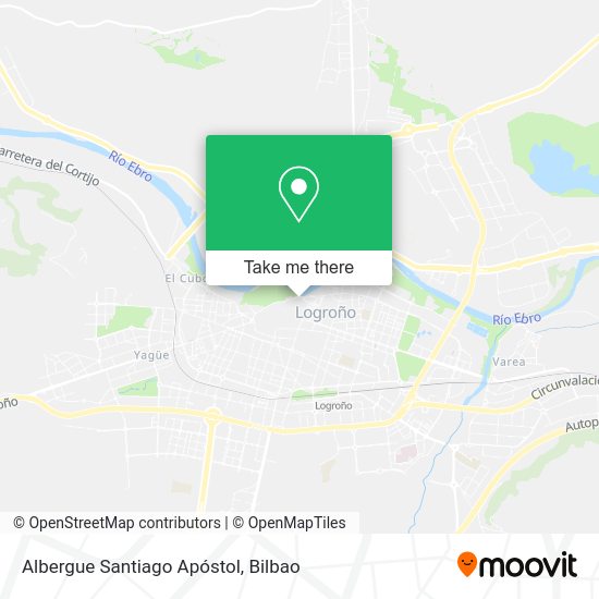 Albergue Santiago Apóstol map