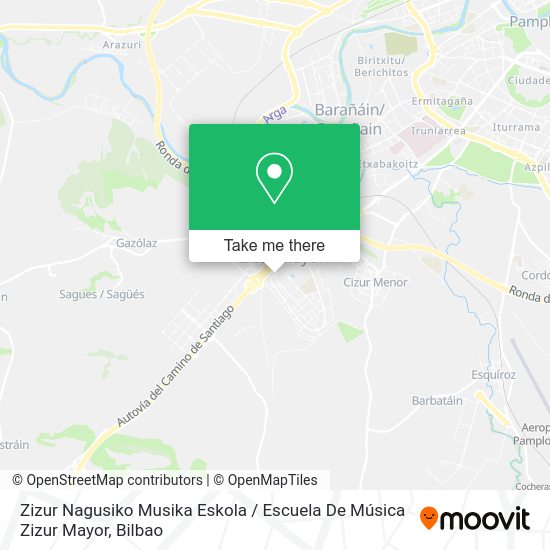 Zizur Nagusiko Musika Eskola / Escuela De Música Zizur Mayor map