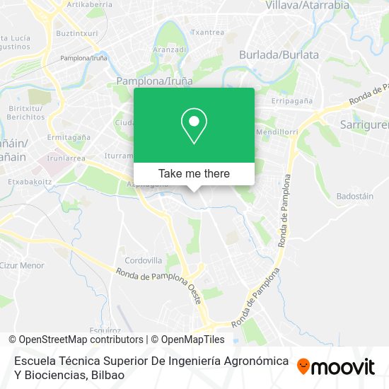 Escuela Técnica Superior De Ingeniería Agronómica Y Biociencias map