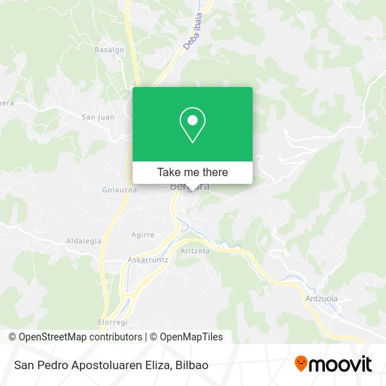 San Pedro Apostoluaren Eliza map