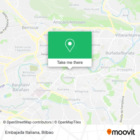 Embajada Italiana map