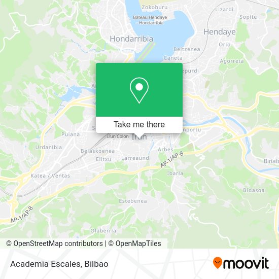 Academia Escales map