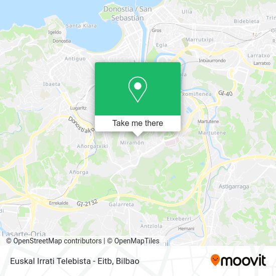 Euskal Irrati Telebista - Eitb map