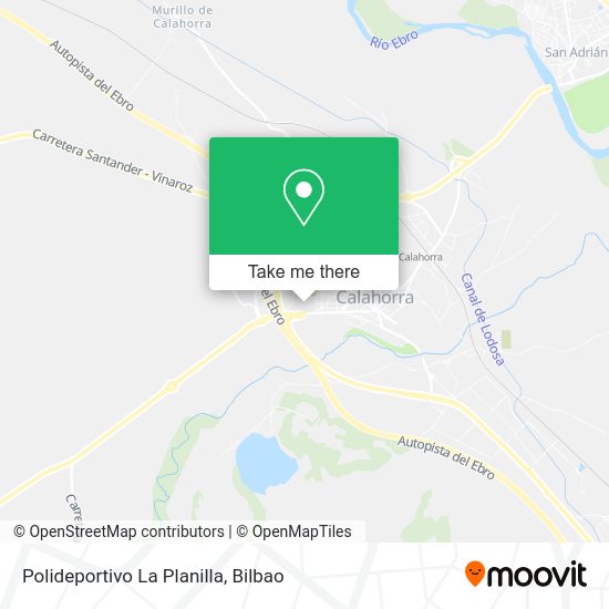 Polideportivo La Planilla map