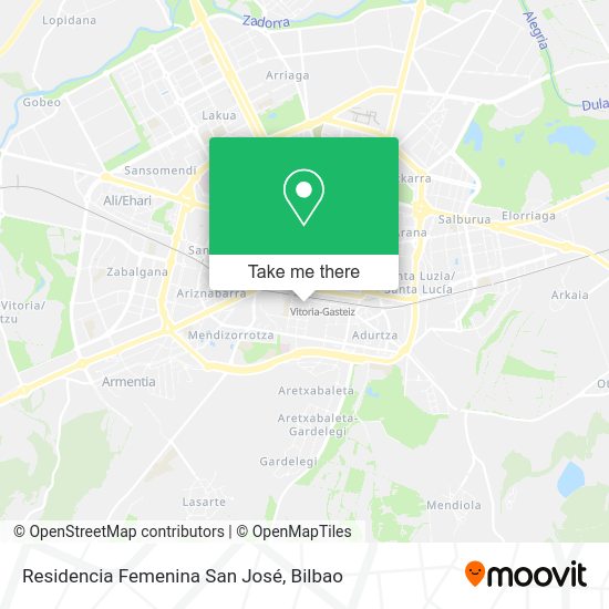 Residencia Femenina San José map