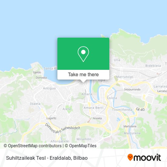 Suhiltzaileak Tesl - Eraldalab map