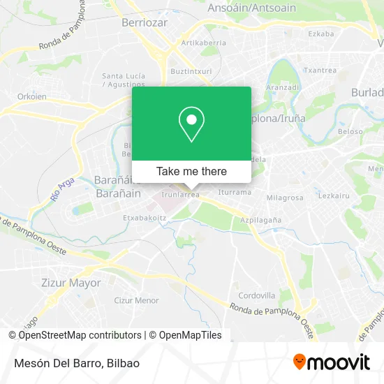 mapa Mesón Del Barro