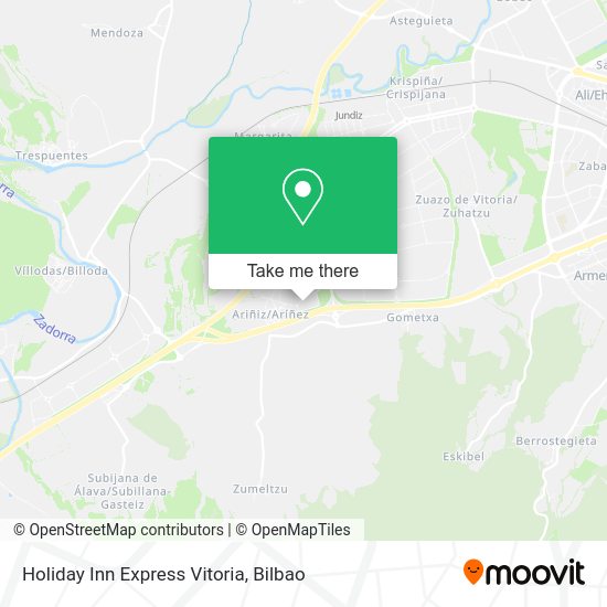 Holiday Inn Express Vitoria map