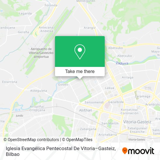 Iglesia Evangélica Pentecostal De Vitoria–Gasteiz map