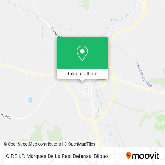 C.P.E.I.P. Marqués De La Real Defensa map