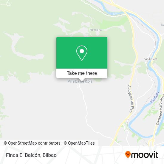 Finca El Balcón map