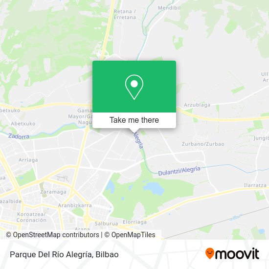 Parque Del Río Alegría map