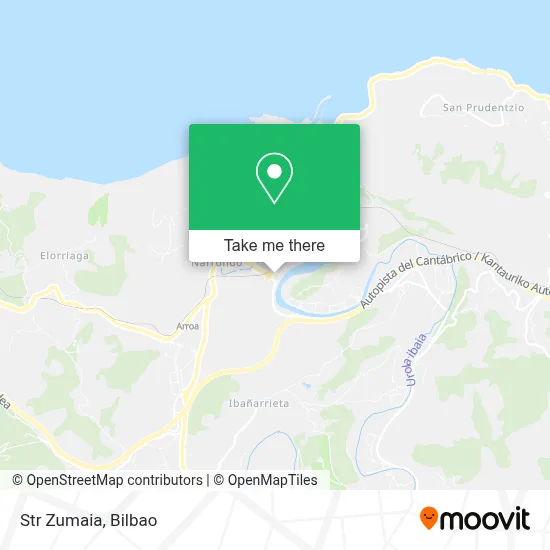 Str Zumaia map