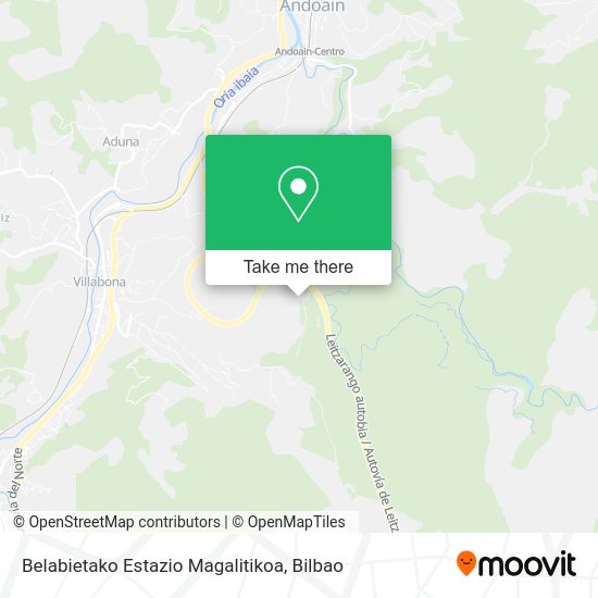 Belabietako Estazio Magalitikoa map