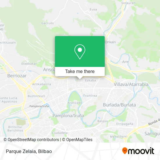 Parque Zelaia map