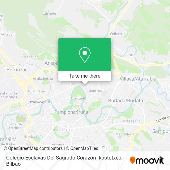 Colegio Esclavas Del Sagrado Corazón Ikastetxea map