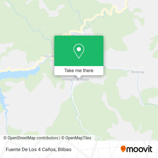 Fuente De Los 4 Caños map