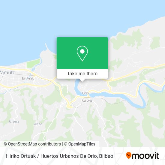 Hiriko Ortuak / Huertos Urbanos De Orio map