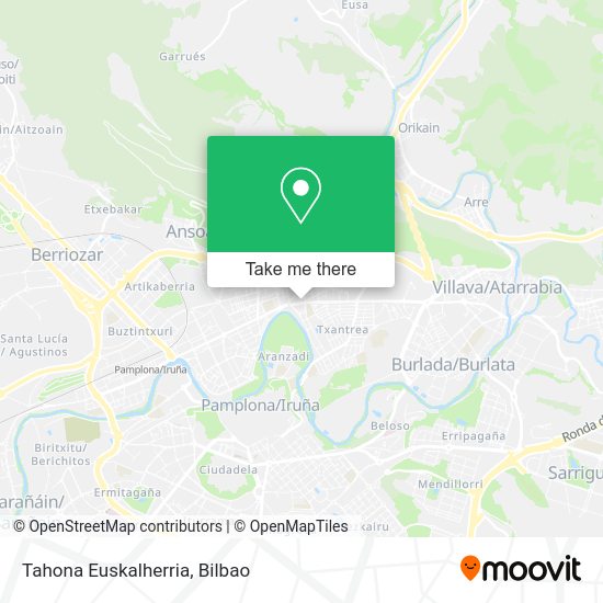 Tahona Euskalherria map