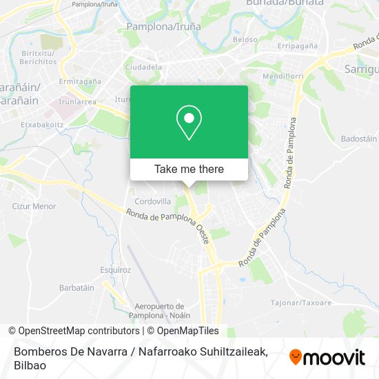 Bomberos De Navarra / Nafarroako Suhiltzaileak map