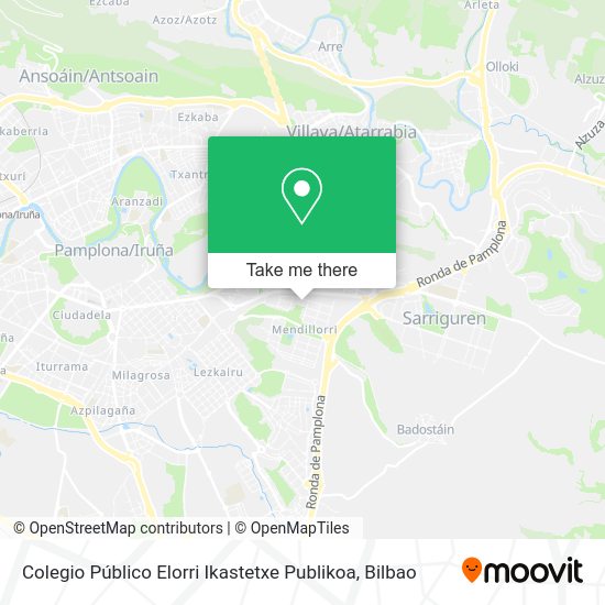 Colegio Público Elorri Ikastetxe Publikoa map