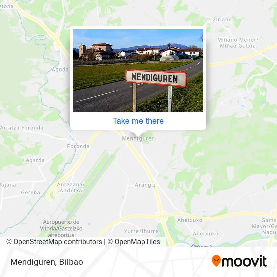 mapa Mendiguren