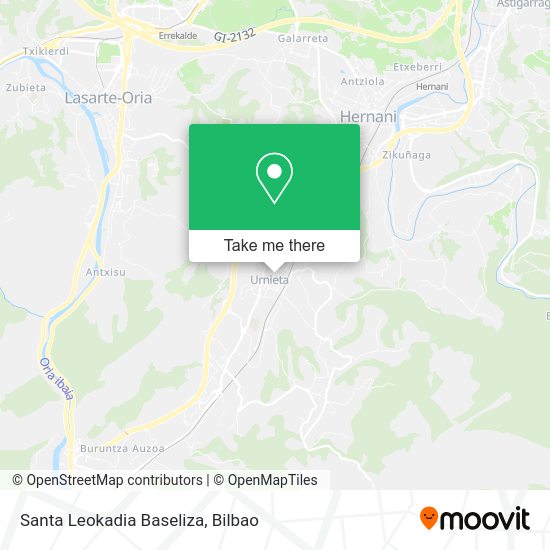 Santa Leokadia Baseliza map