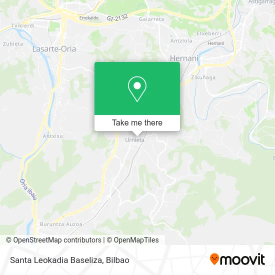 Santa Leokadia Baseliza map