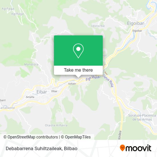 Debabarrena Suhiltzaileak map
