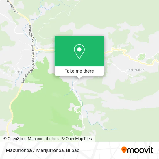 mapa Maxurrenea / Marijurrenea
