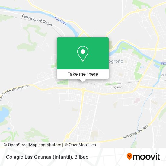 Colegio Las Gaunas (Infantil) map
