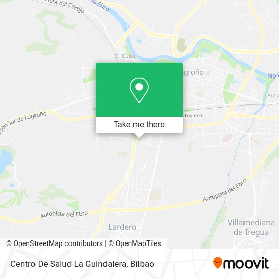 Centro De Salud La Guindalera map