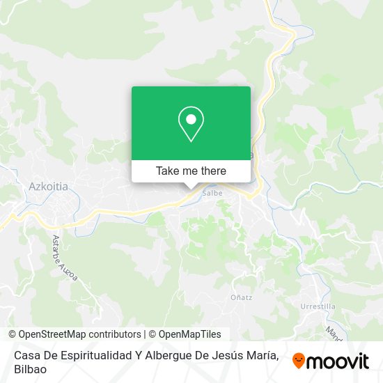 Casa De Espiritualidad Y Albergue De Jesús María map