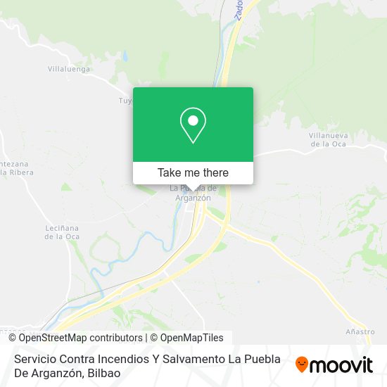 Servicio Contra Incendios Y Salvamento La Puebla De Arganzón map