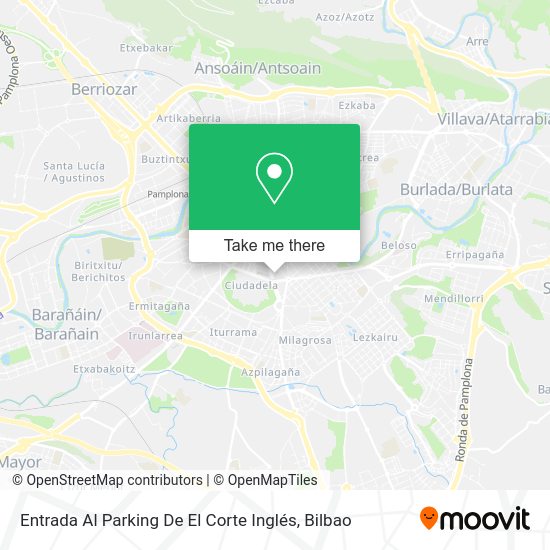 Entrada Al Parking De El Corte Inglés map