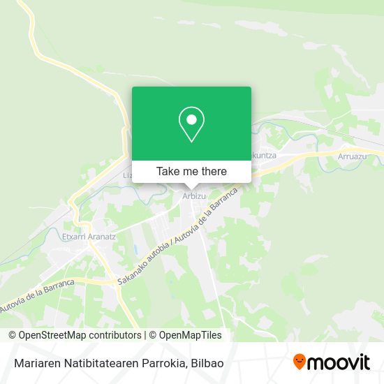 Mariaren Natibitatearen Parrokia map