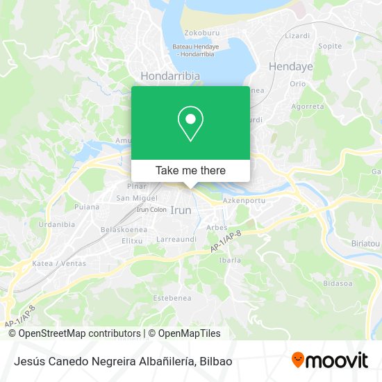 Jesús Canedo Negreira Albañilería map