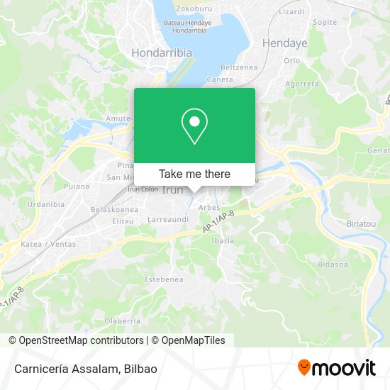 Carnicería Assalam map