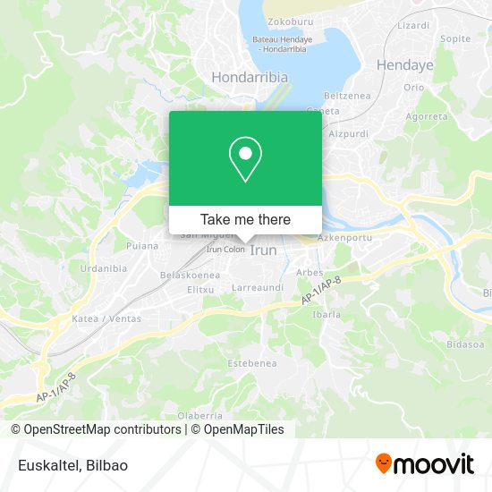 Euskaltel map